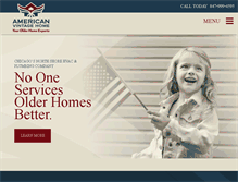 Tablet Screenshot of americanvintagehome.com